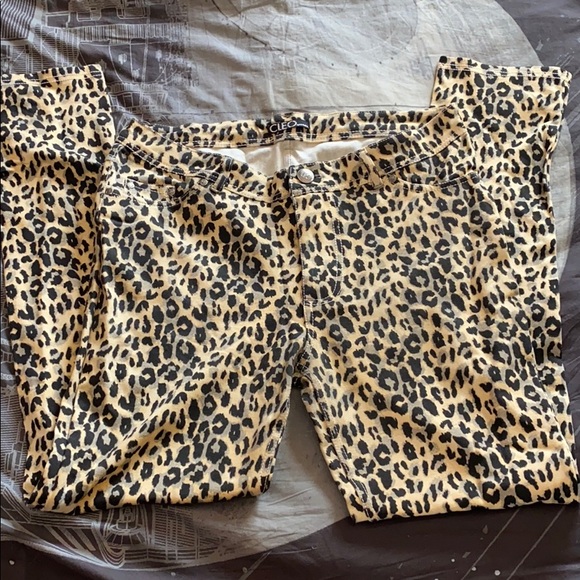 Cleo apparel Pants - LEOPARD PRINT JEGGING